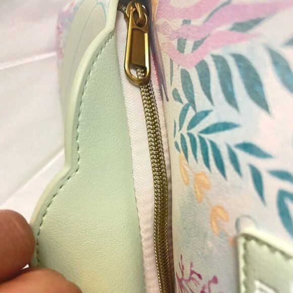 Disney Loungefly The Little Mermaid Shell Mini Backpack - Picture 6 of 13